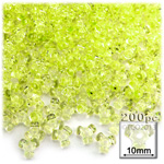 Plastic Beads, Tribead Transparent, 10mm, 200-pc, Yellow
