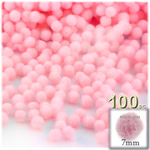 Pom Poms, solid Color, 1.0-inch (7mm), 100-pc, Light Pink Pom Poms, solid Color, 1.0-inch (7mm), 100-pc, Light Pink